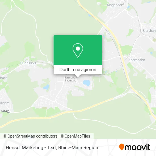 Hensel Marketing - Text Karte