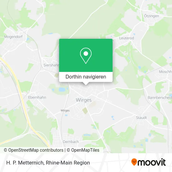 H. P. Metternich Karte