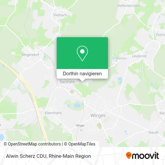 Alwin Scherz CDU Karte