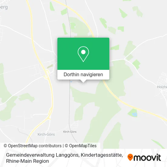 Gemeindeverwaltung Langgöns, Kindertagesstätte Karte