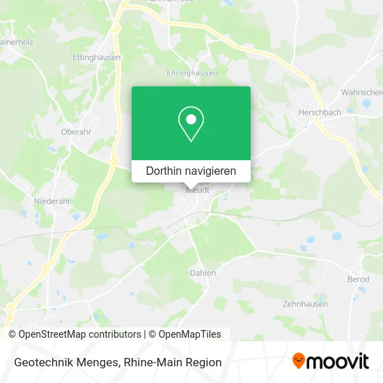 Geotechnik Menges Karte