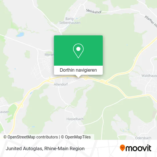 Junited Autoglas Karte