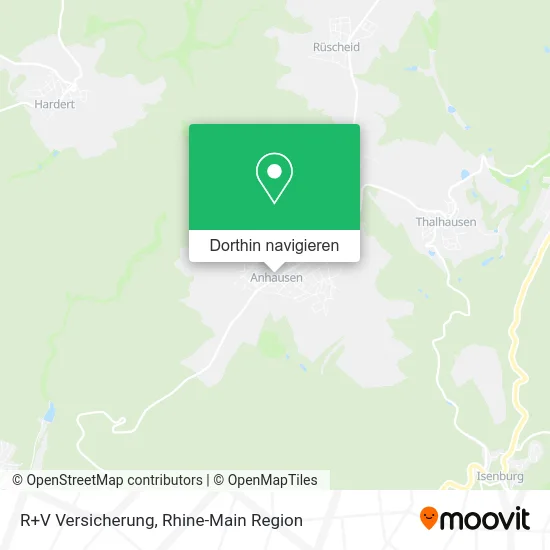 R+V Versicherung Karte