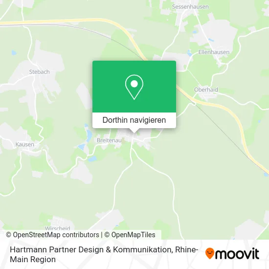 Hartmann Partner Design & Kommunikation Karte