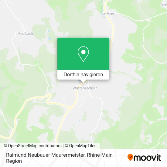 Raimund Neubauer Maurermeister Karte