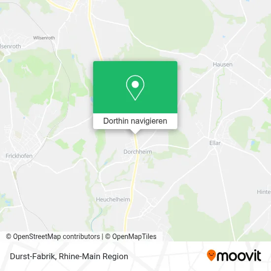 Durst-Fabrik Karte