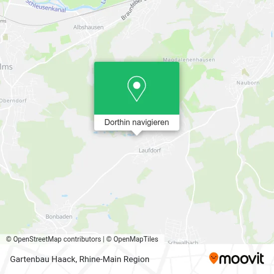 Gartenbau Haack Karte