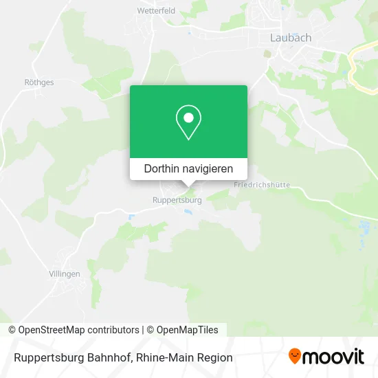 Ruppertsburg Bahnhof Karte