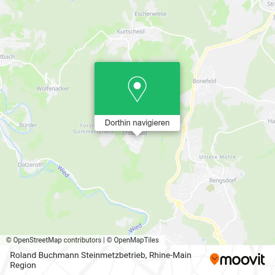 Roland Buchmann Steinmetzbetrieb Karte