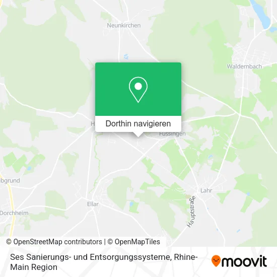Ses Sanierungs- und Entsorgungssysteme Karte