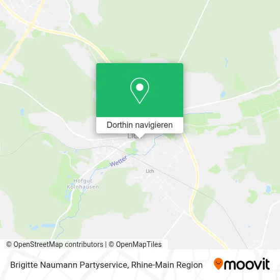 Brigitte Naumann Partyservice Karte