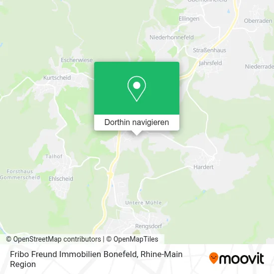 Fribo Freund Immobilien Bonefeld Karte