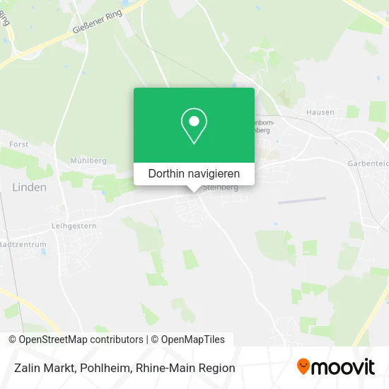Zalin Markt, Pohlheim Karte