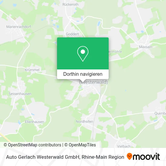 Auto Gerlach Westerwald GmbH Karte
