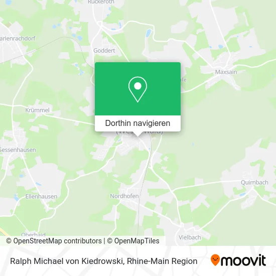 Ralph Michael von Kiedrowski Karte