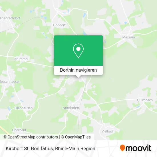 Kirchort St. Bonifatius Karte