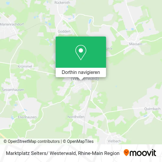 Marktplatz Selters/ Westerwald Karte