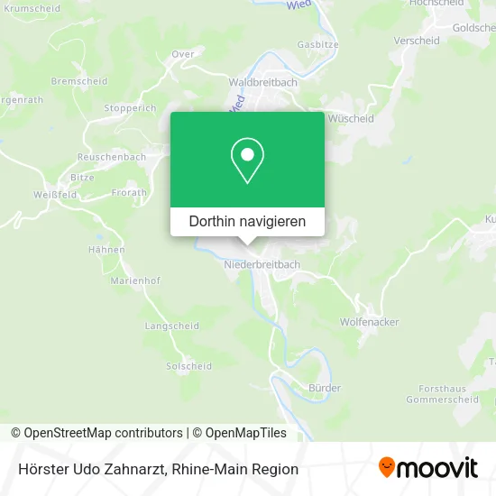 Hörster Udo Zahnarzt Karte