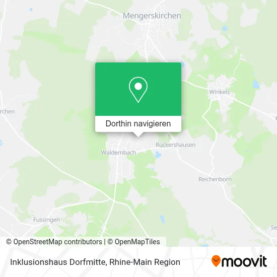 Inklusionshaus Dorfmitte Karte