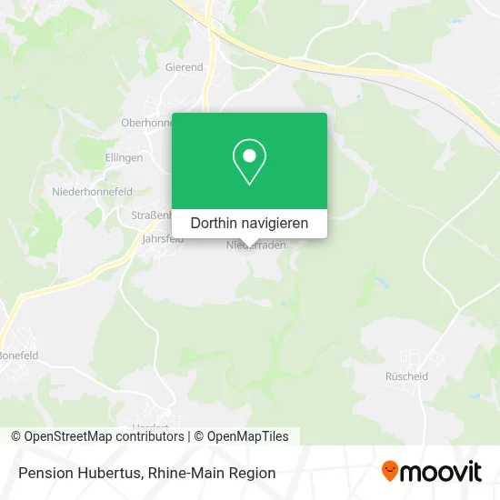 Pension Hubertus Karte