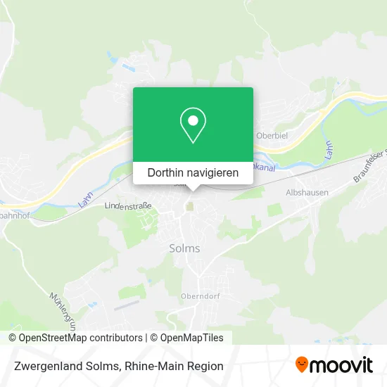 Zwergenland Solms Karte