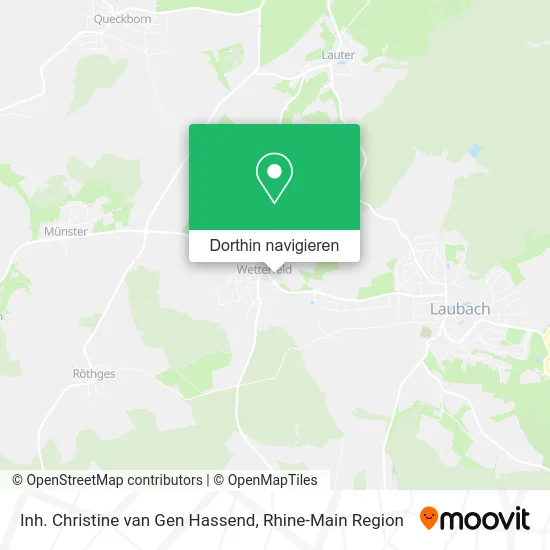 Inh. Christine van Gen Hassend Karte