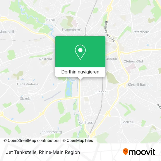 Jet Tankstelle Karte