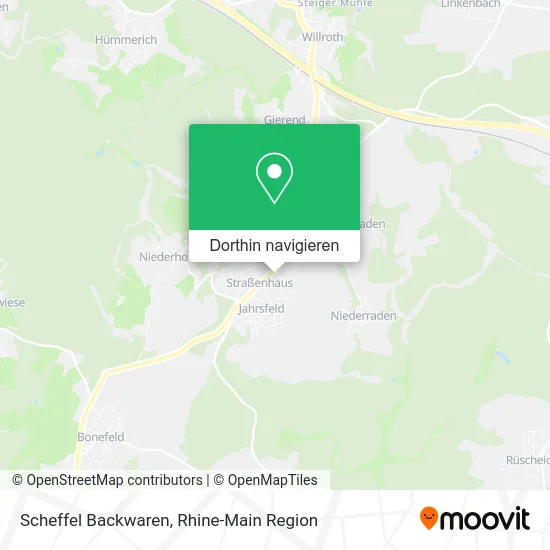 Scheffel Backwaren Karte