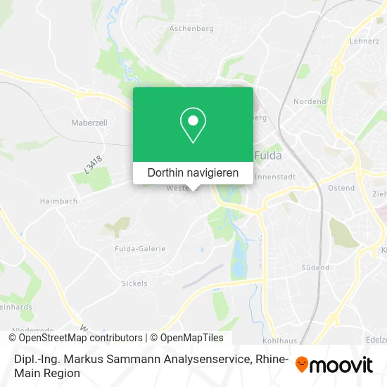 Dipl.-Ing. Markus Sammann Analysenservice Karte