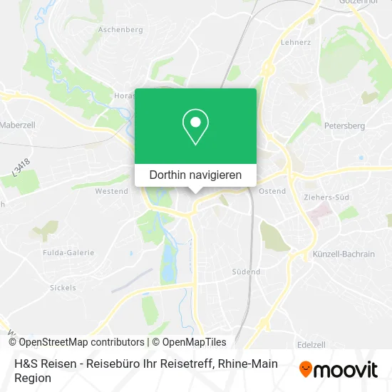 H&S Reisen - Reisebüro Ihr Reisetreff Karte
