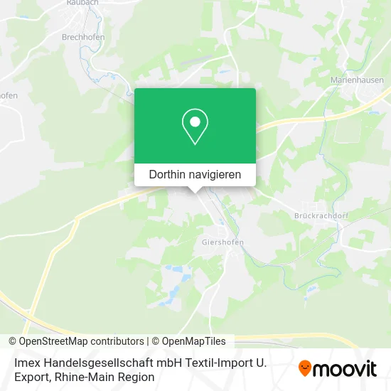 Imex Handelsgesellschaft mbH Textil-Import U. Export Karte