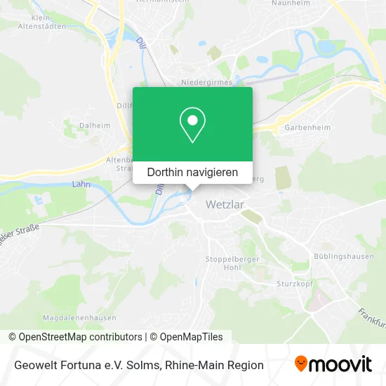 Geowelt Fortuna e.V. Solms Karte