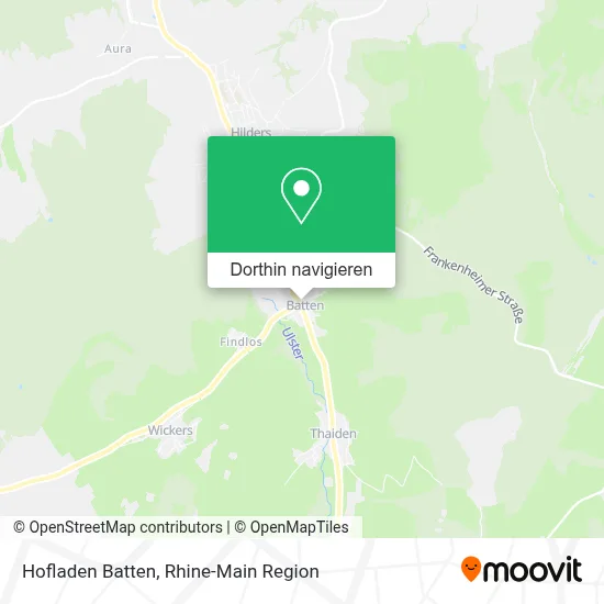 Hofladen Batten Karte