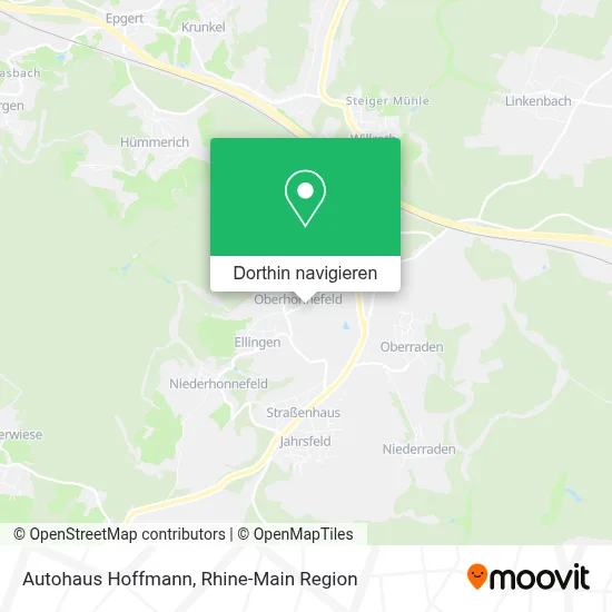 Autohaus Hoffmann Karte