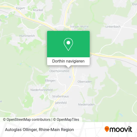 Autoglas Ollinger Karte