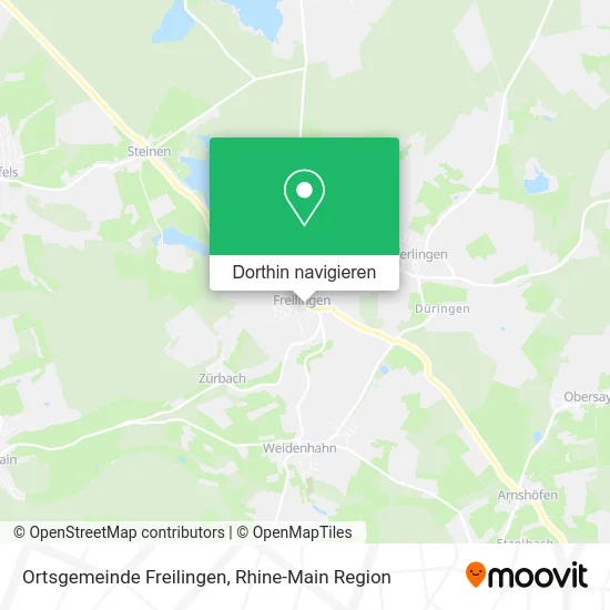 Ortsgemeinde Freilingen Karte