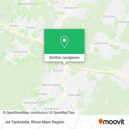 Jet Tankstelle Karte