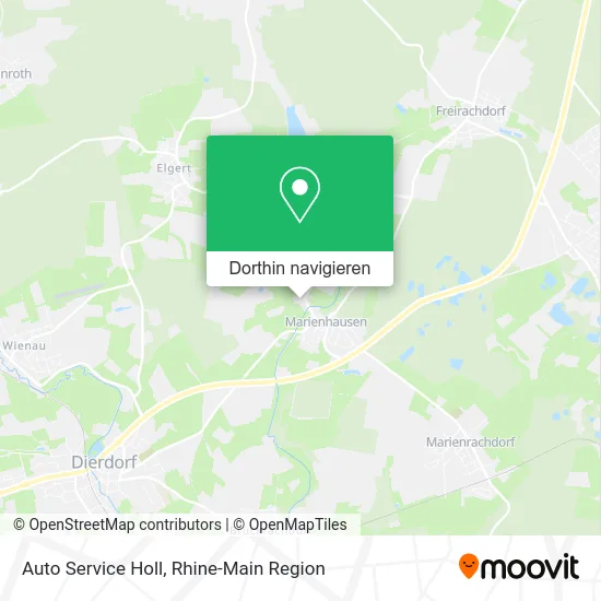 Auto Service Holl Karte