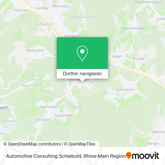 Automotive Consulting Schiebold Karte