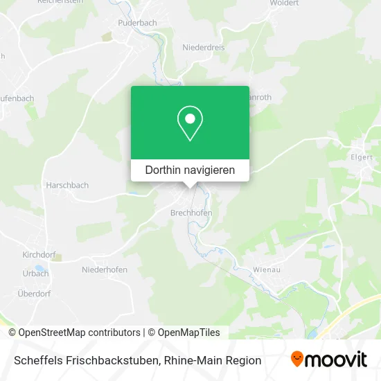 Scheffels Frischbackstuben Karte