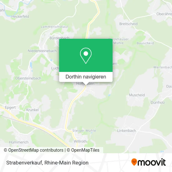Strabenverkauf Karte