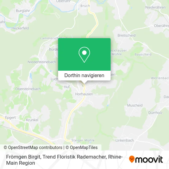 Frömgen Birgit, Trend Floristik Rademacher Karte