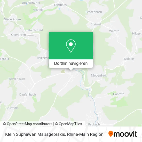 Klein Suphawan Maßagepraxis Karte