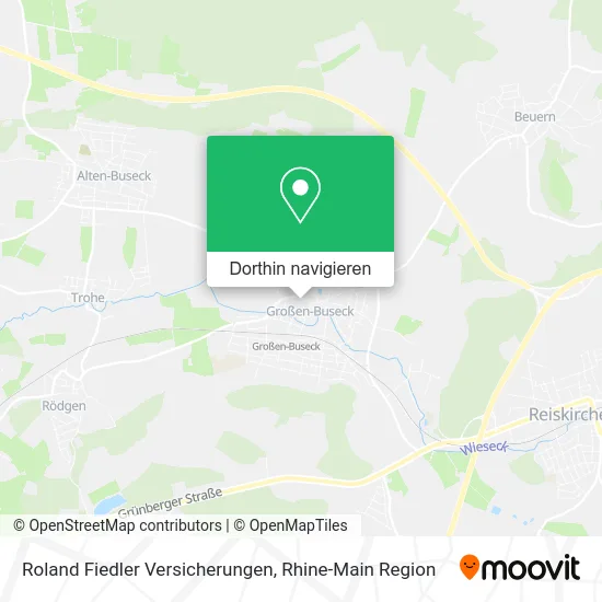 Roland Fiedler Versicherungen Karte