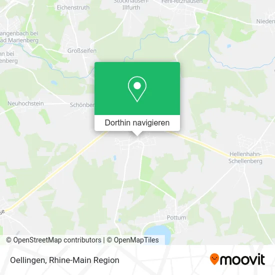 Oellingen Karte