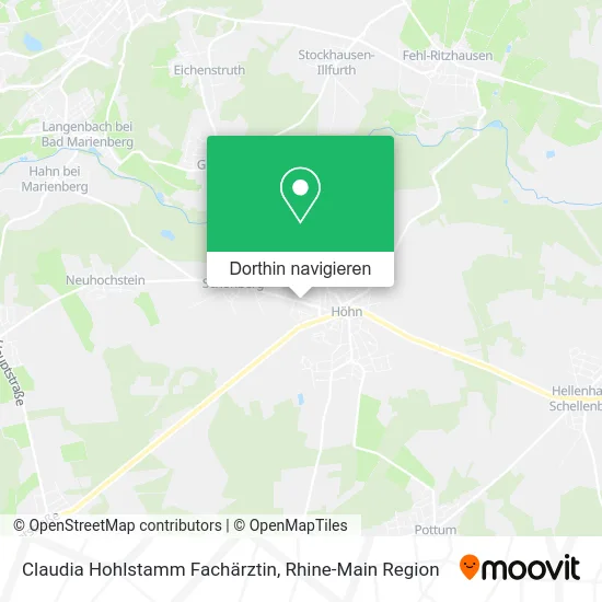 Claudia Hohlstamm Fachärztin Karte