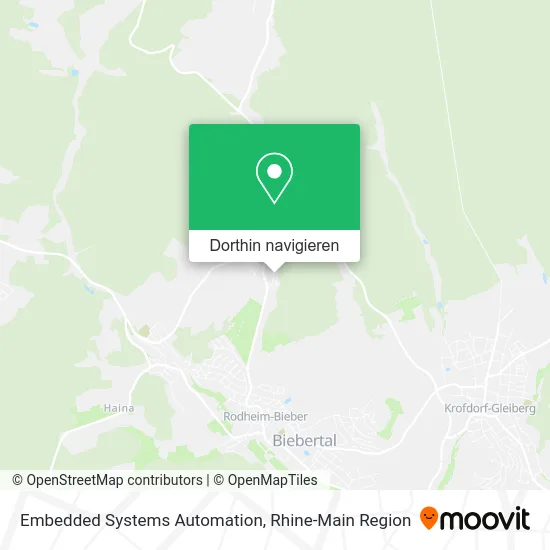 Embedded Systems Automation Karte