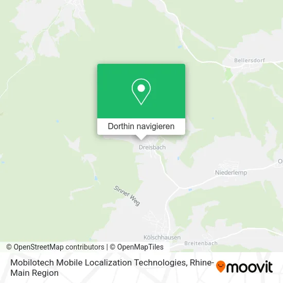 Mobilotech Mobile Localization Technologies Karte