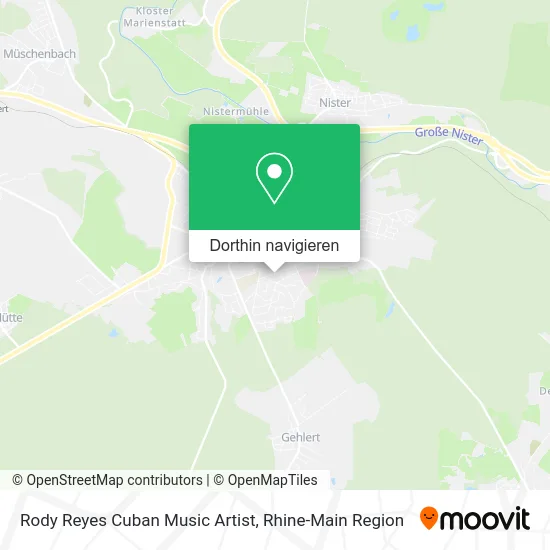 Rody Reyes Cuban Music Artist Karte