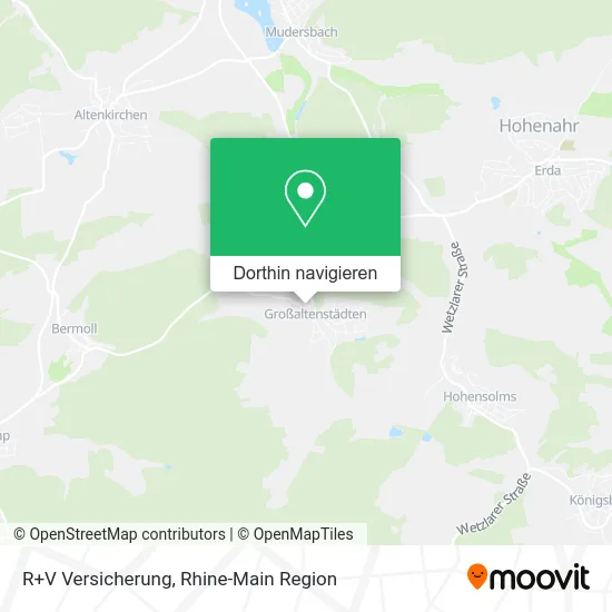 R+V Versicherung Karte